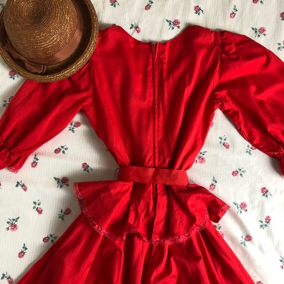 { S O L D } 💔 | red square dancing dress - Picture 8 of 8